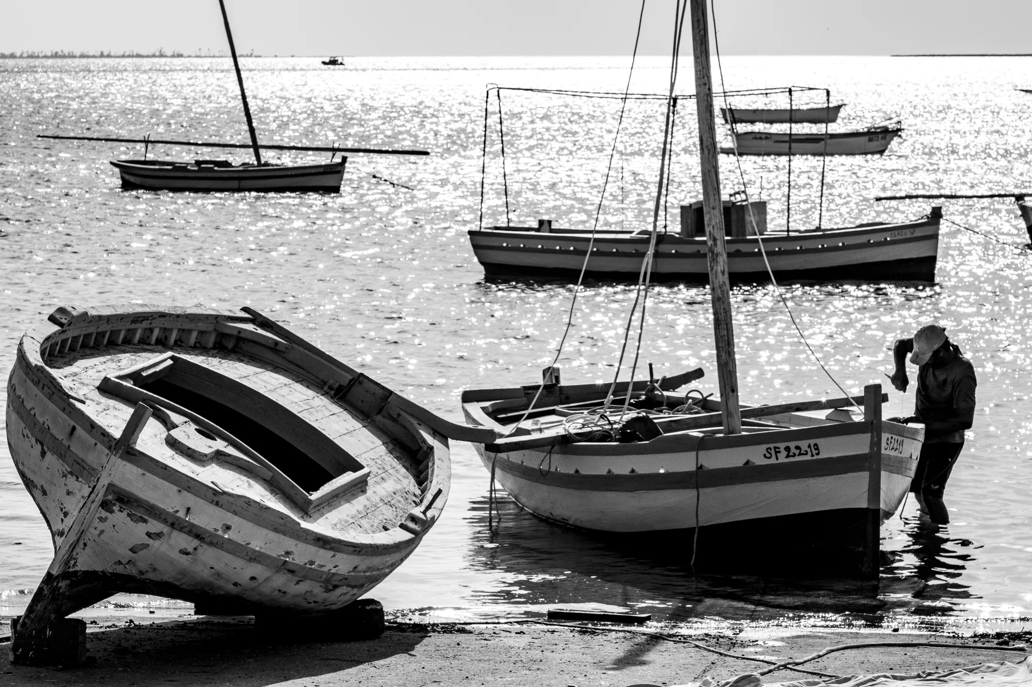 Regate3 6 travailleur felouque fond bateaux marsa acherine